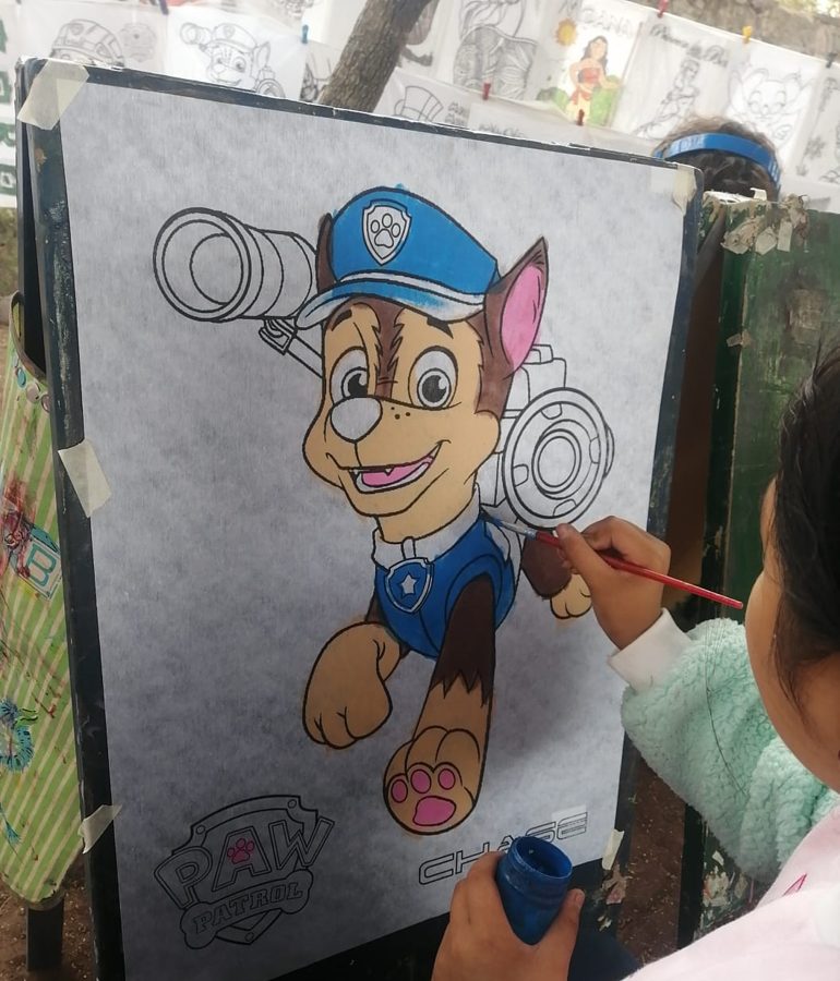 Pintar pellón